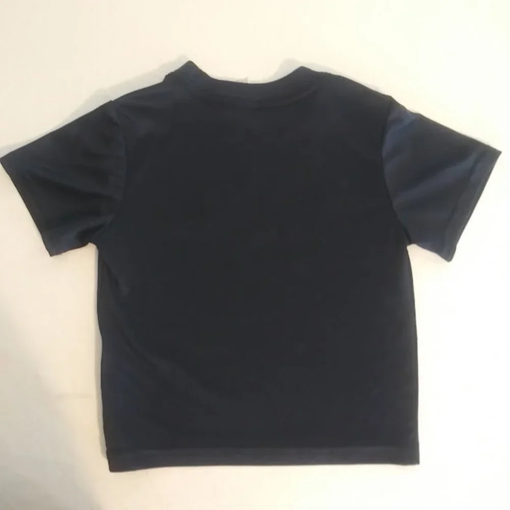 NFL Team Apparel boys size 2T Denver Broncos navy blue and white shirt